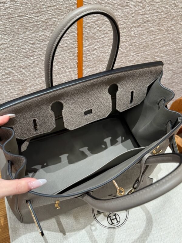 DDMode Hermes Birkin 30CM Togo Leather M8 Girs Asphalte Gold Hardware