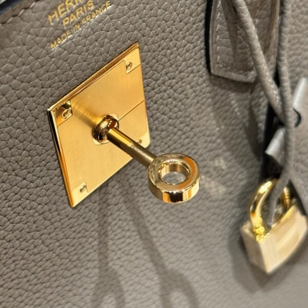 DDMode Hermes Birkin 30CM Togo Leather M8 Girs Asphalte Gold Hardware