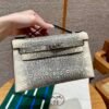 DDMode Hermes Kelly Pochette Lizard Leather 1B OmBre Silver Hardware