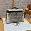 DDMode Hermes Kelly Pochette Lizard Leather 1B OmBre Silver Hardware