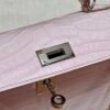 DDMode Hermes Mini Kelly 09 Mauve Pale Matte Alligator Crocodile Silver Hardware