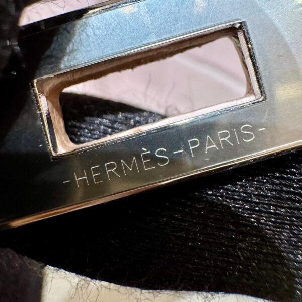 DDMode Hermes Mini Kelly 09 Mauve Pale Matte Alligator Crocodile Silver Hardware