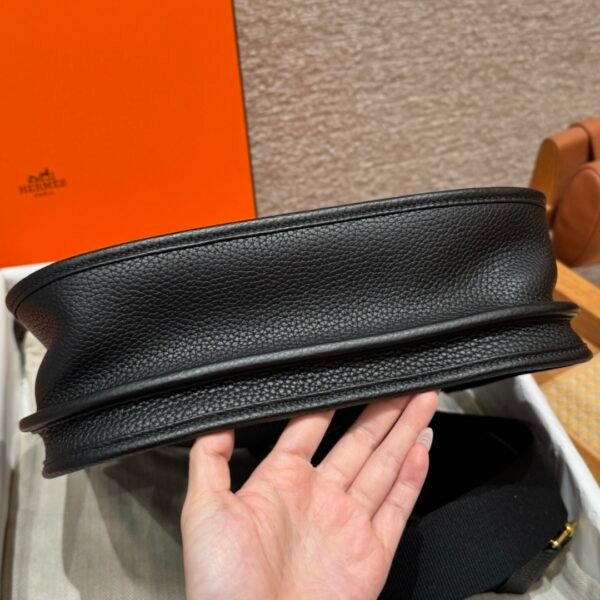DDMode Hermes Evelyne CK89 Noir 29CM Clememce Leather Gold Hardware