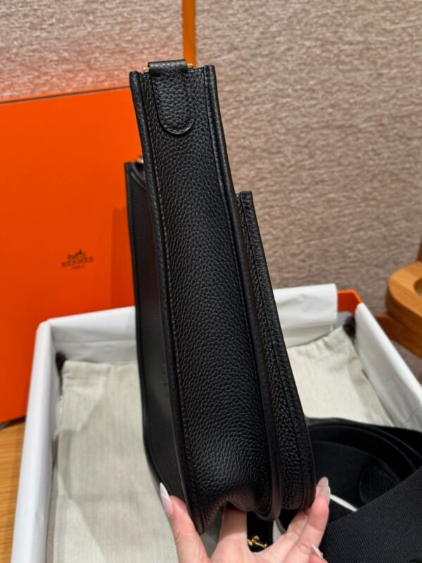 DDMode Hermes Evelyne CK89 Noir 29CM Clememce Leather Gold Hardware