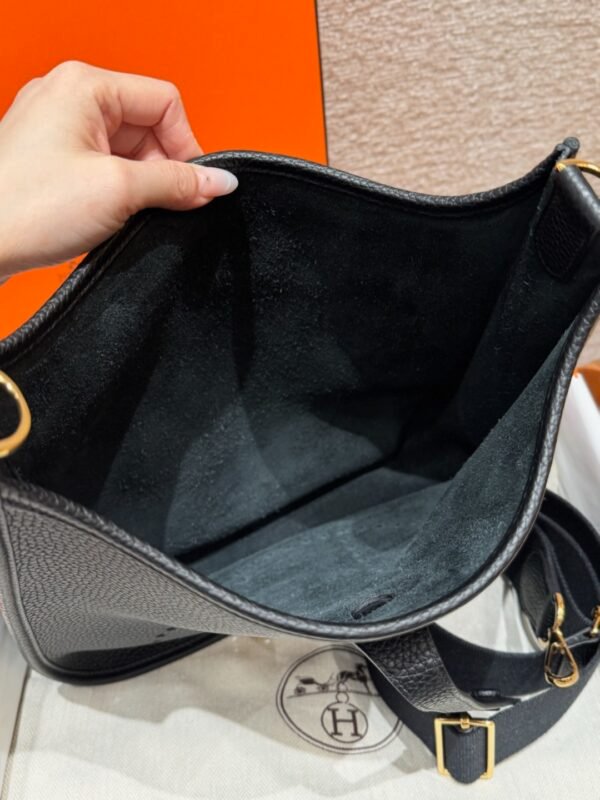 DDMode Hermes Evelyne CK89 Noir 29CM Clememce Leather Gold Hardware