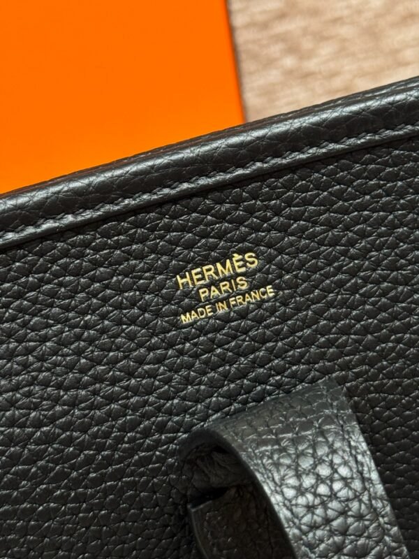 DDMode Hermes Evelyne CK89 Noir 29CM Clememce Leather Gold Hardware