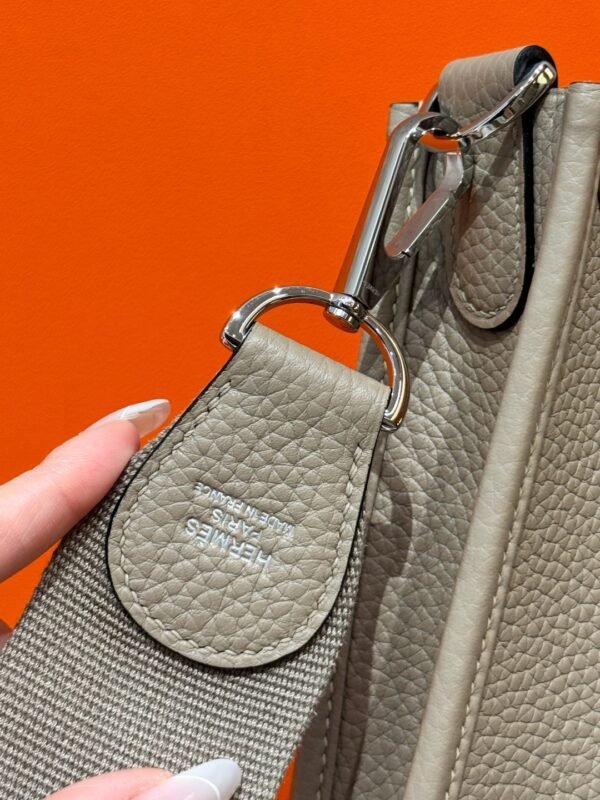 DDMode Hermes Evelyne CK81 Gris Tourerlle 29CM Clememce Leather Silver Hardware