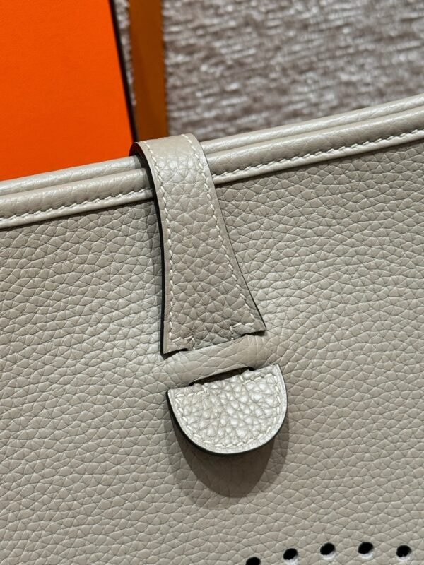 DDMode Hermes Evelyne CK81 Gris Tourerlle 29CM Clememce Leather Silver Hardware
