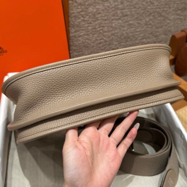 DDMode Hermes Evelyne CK81 Gris Tourerlle 29CM Clememce Leather Silver Hardware
