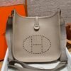 DDMode Hermes Evelyne CK81 Gris Tourerlle 29CM Clememce Leather Silver Hardware