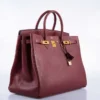 DDMode Birkin40CM Rouge H Vachette Fjord with Gold Hardware