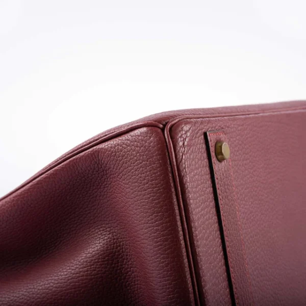 DDMode Birkin40CM Rouge H Vachette Fjord with Gold Hardware