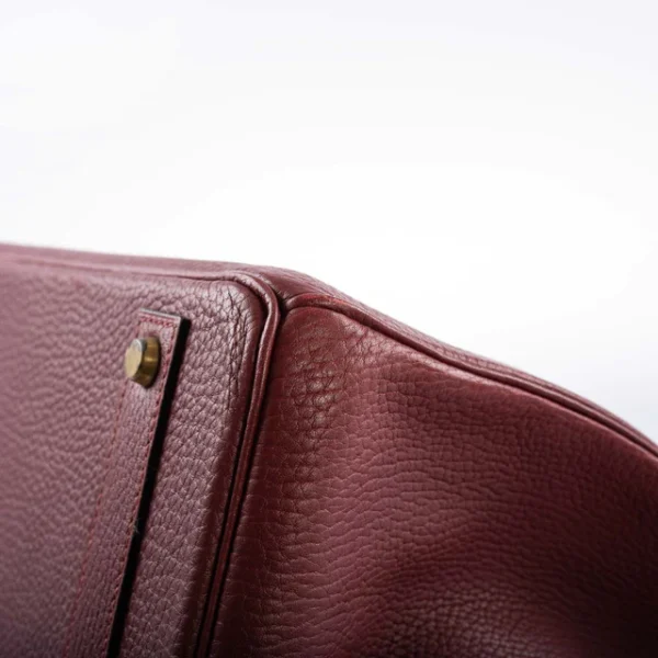 DDMode Birkin40CM Rouge H Vachette Fjord with Gold Hardware