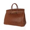 DDMode Hermes Birkin40CM Rare Fauve Matte Porosus Crocodile Gold Hardware