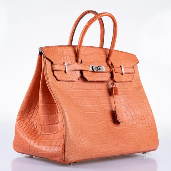 DDMode Hermes Birkin40CM Sanguine Matte Alligator Palladium Hardware