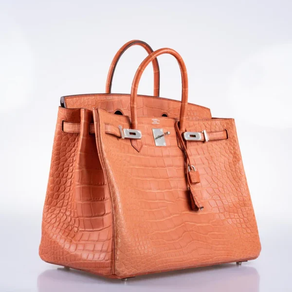 DDMode Hermes Birkin40CM Sanguine Matte Alligator Palladium Hardware