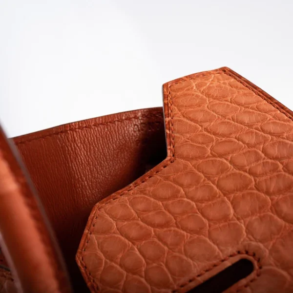 DDMode Hermes Birkin40CM Sanguine Matte Alligator Palladium Hardware