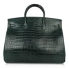DDMode Hermes Birkin40CM Vert Fonce Rare Matte Porosus Crocodile Palladium Hardware