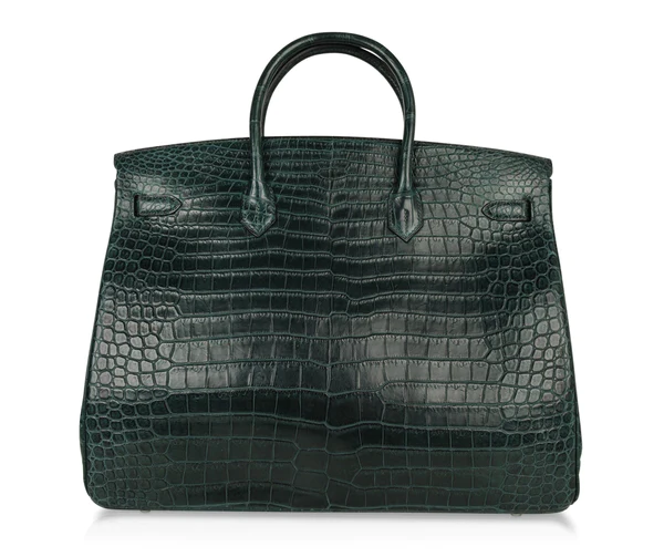 DDMode Hermes Birkin40CM Vert Fonce Rare Matte Porosus Crocodile Palladium Hardware