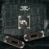 DDMode Hermes Birkin40CM Vert Fonce Rare Matte Porosus Crocodile Palladium Hardware