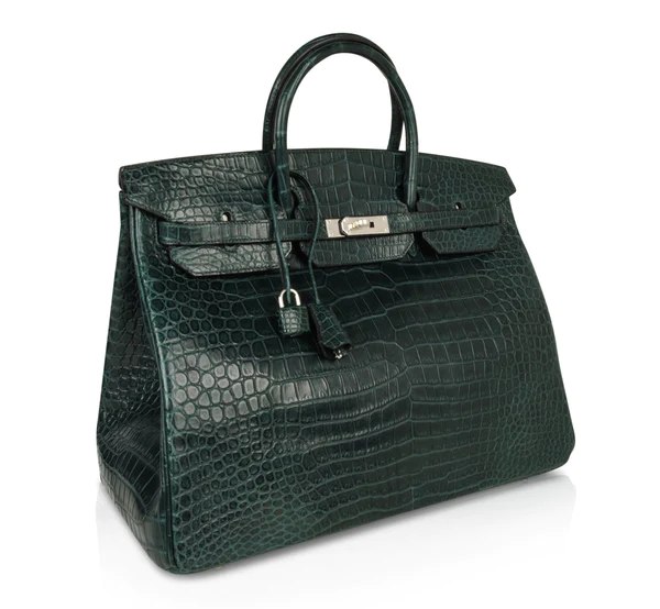 DDMode Hermes Birkin40CM Vert Fonce Rare Matte Porosus Crocodile Palladium Hardware
