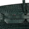 DDMode Hermes Birkin40CM Vert Fonce Rare Matte Porosus Crocodile Palladium Hardware