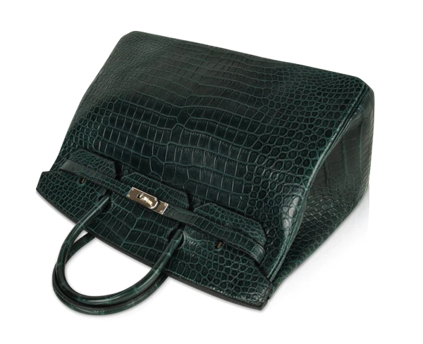 DDMode Hermes Birkin40CM Vert Fonce Rare Matte Porosus Crocodile Palladium Hardware