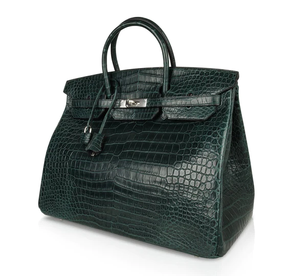 DDMode Hermes Birkin40CM Vert Fonce Rare Matte Porosus Crocodile Palladium Hardware