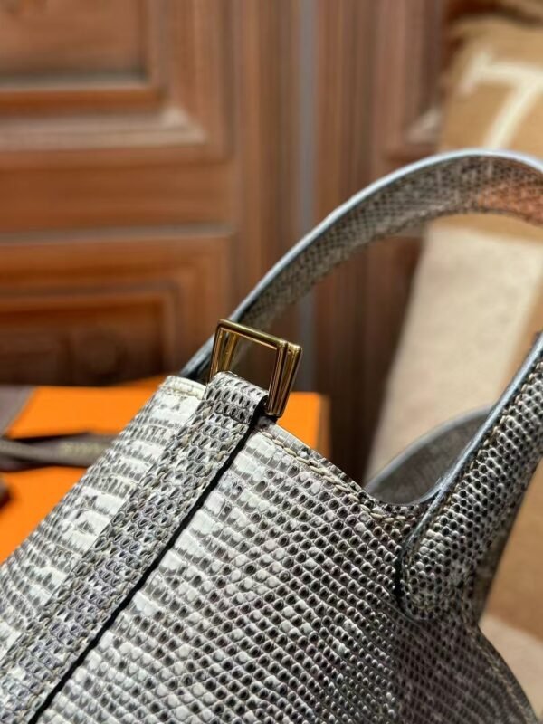 DDMode 1B Ombre Lizard Leather Picotin Lock 14CM Gold Hardware