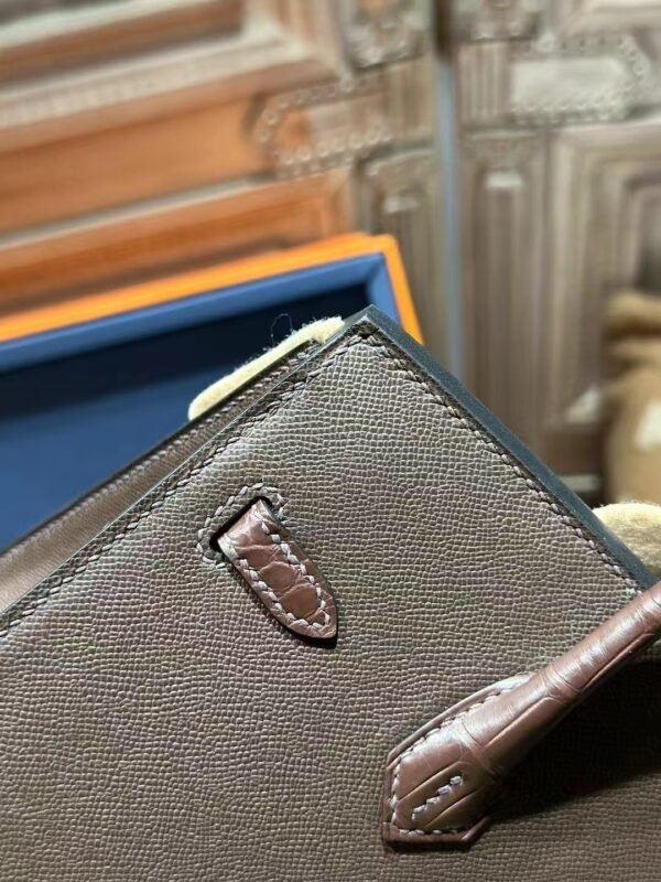 DDMode 2025 New Birkin Faubourg 20CM Matte Crocodile / Calf Leather 0G Rouge Sellier PHW