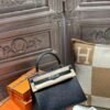 DDMode Bag CK89 Noir Togo Leather Kelly 28CM PHW