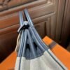 DDMode Birkin 25CM CK85 Ardoise Calf Leather / Beige Canvas PHW