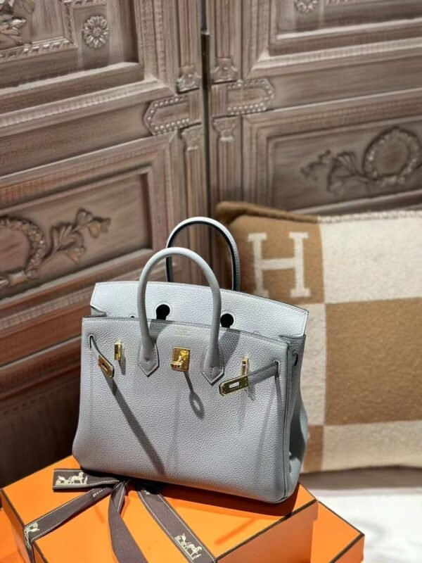 DDMode Birkin 25CM Togo Leather 2025 New Color P0 Gris Pantin GHW