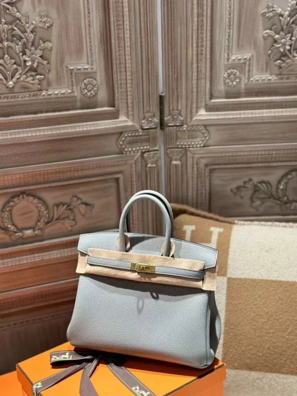 DDMode Birkin 25CM Togo Leather 2025 New Color P0 Gris Pantin GHW