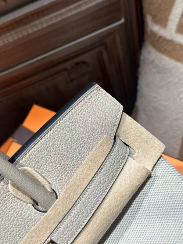 DDMode Birkin 30CM 81 Gris Tourterelle Togo / Beige Canvas Rose GHW