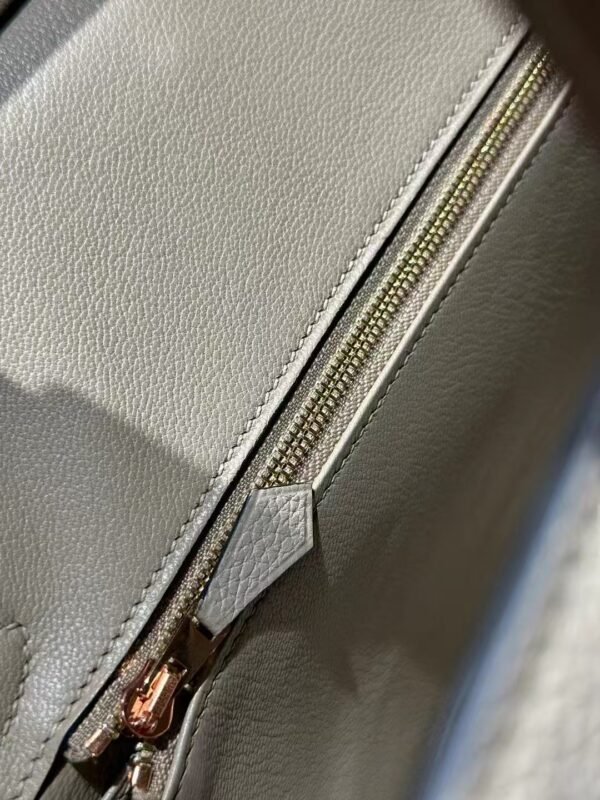 DDMode Birkin 30CM 81 Gris Tourterelle Togo / Beige Canvas Rose GHW