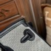 DDMode Birkin Cargo 25CM Black Calf Leather & White Canvas PHW