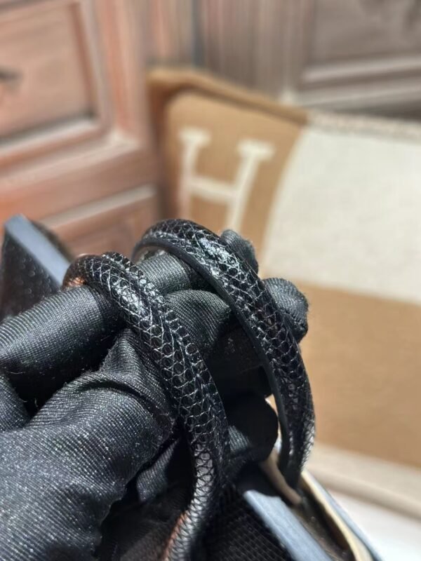 DDMode Birkin Sellier 20CM Lizard Leather CK89 Black PHW