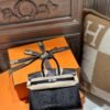 DDMode Birkin Sellier 20CM Lizard Leather CK89 Black PHW