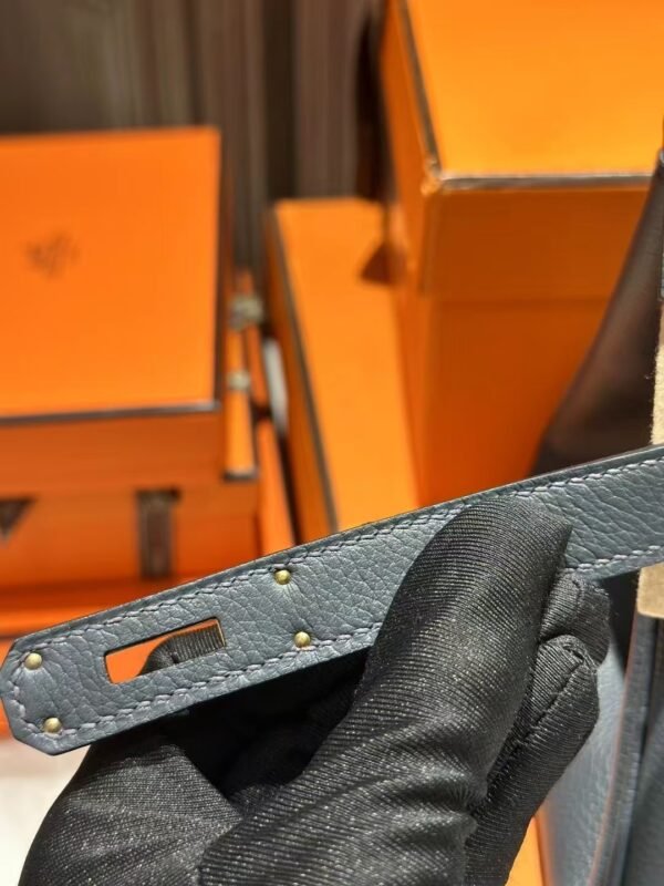 DDMode Birkin Shoulder 29CM Evercolor Leather CC85 Ardoise GHW