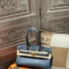 DDMode Birkin Shoulder 29CM Evercolor Leather CC85 Ardoise GHW