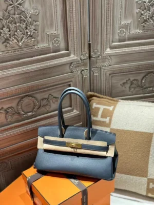 DDMode Birkin Shoulder 29CM Evercolor Leather CC85 Ardoise GHW