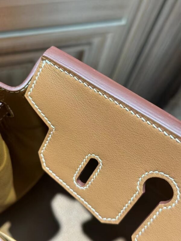 DDMode Birkin Toile 25CM CK37 Gold Calf Leather / Canvas GHW