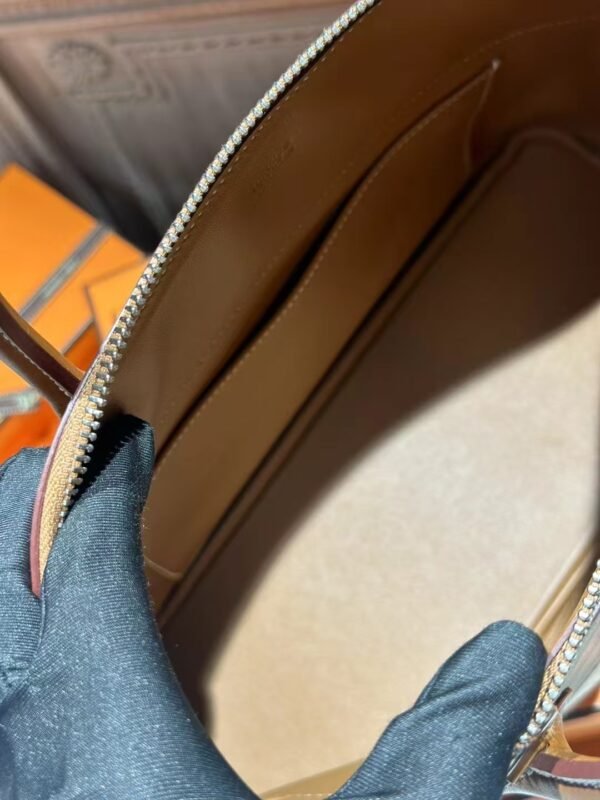 DDMode Bolide 31CM Barenia Leather CK37 Gold / Beige Canvas PHW