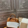 DDMode Bolide 31CM Barenia Leather CK37 Gold / Beige Canvas PHW
