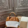 DDMode Bolide 31CM Barenia Leather CK37 Gold / Beige Canvas PHW