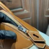 DDMode Bolide 31CM Barenia Leather CK37 Gold / Beige Canvas PHW