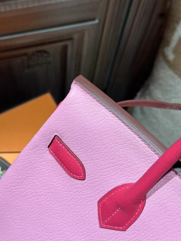 DDMode Chevre Leather Birkin 30CM 5P Pink / I6 Rose Extreme Brush GHW