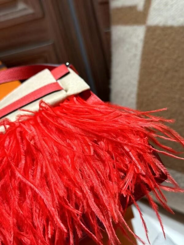 DDMode Chevre Leather Kelly Elan Feather S3 Rouge De Coeur PHW