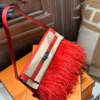 DDMode Chevre Leather Kelly Elan Feather S3 Rouge De Coeur PHW